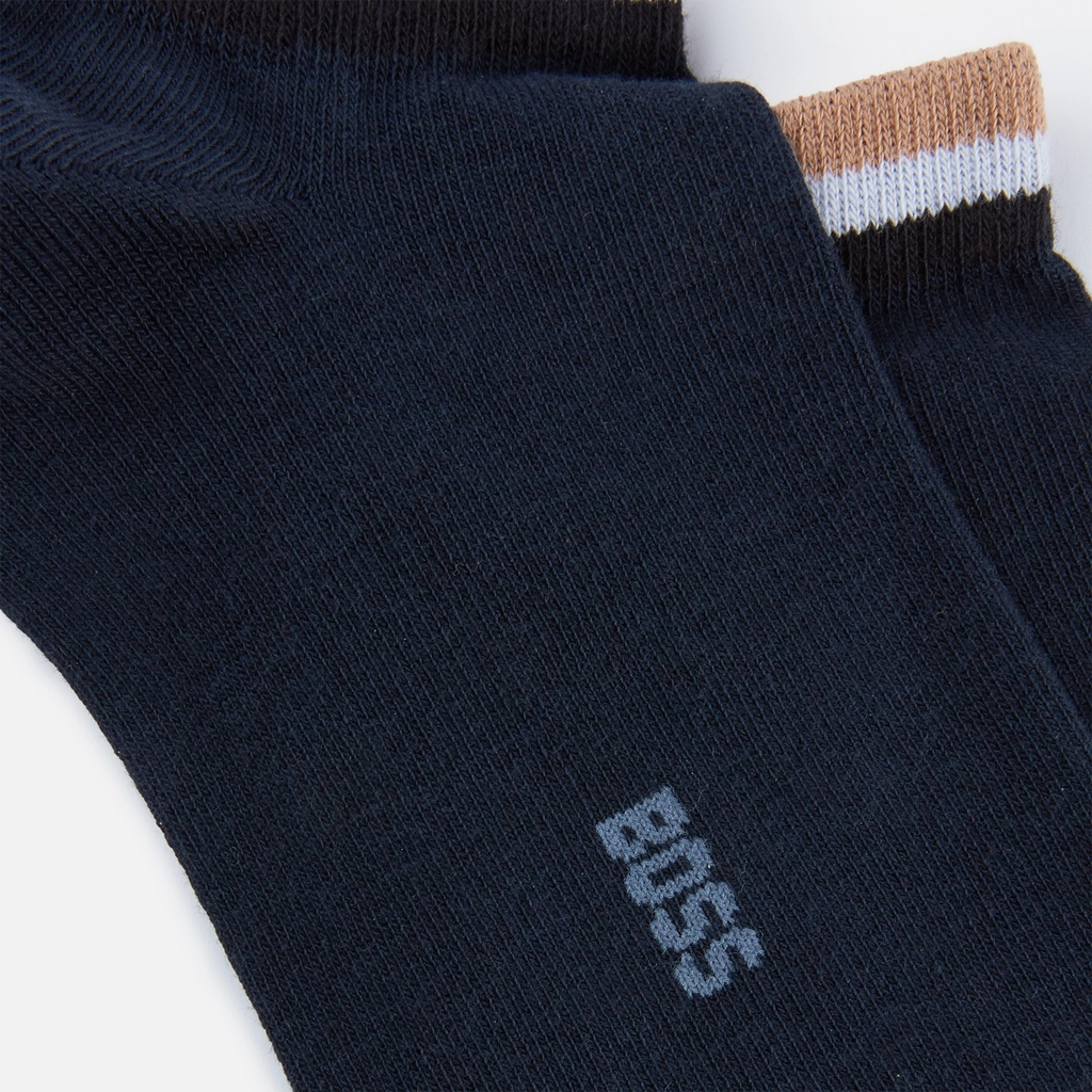 Boss Bodywear 2 Pack Cotton-Blend Socks